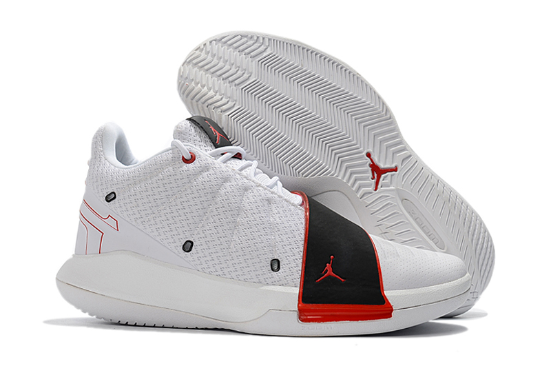 Jordan CP3 XI White Red Shoes - Click Image to Close